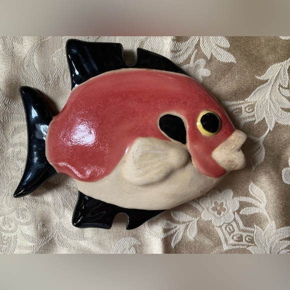 Vintage Ceramic Glazed Fish Décor - Picture 1 of 4